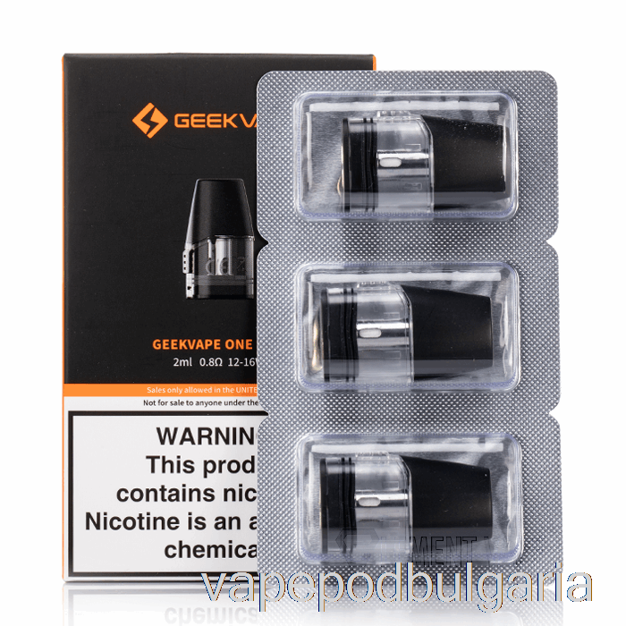 Vape Bulgaria Geek Vape Aegis One Replacement Pods 0.8ohm Pods